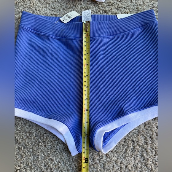 Brand New NWT Offline by Aerie Lot 3 Super Shortie Shorts Medium Purple Green - Picture 2 of 9